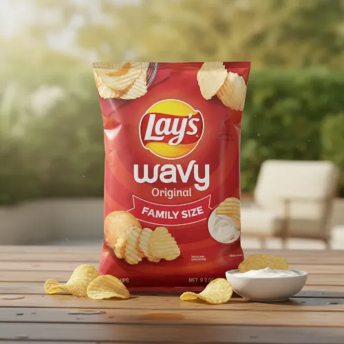 LayS Wavy Original Potato Chips - Product Image